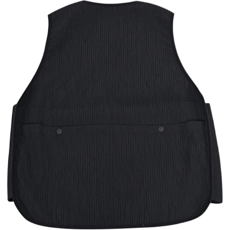 Li Ning Solid Color Zipper Comfortable Breathable Versatile Casual Vest Men Vests Black AMDV095-3