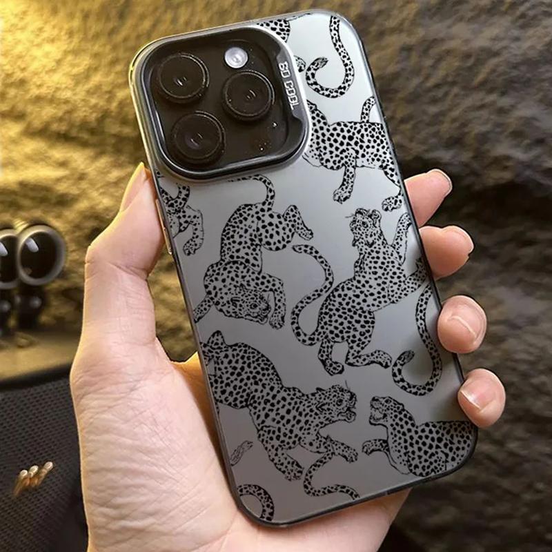 Fashionable Leopard Print Anti-Drop Phone Case For Xiaomi Mi 13 12 11 Lite 5G 14 13T 12T 14T Poco M6 X6 X5 F5 F6 Pro 4G Cover