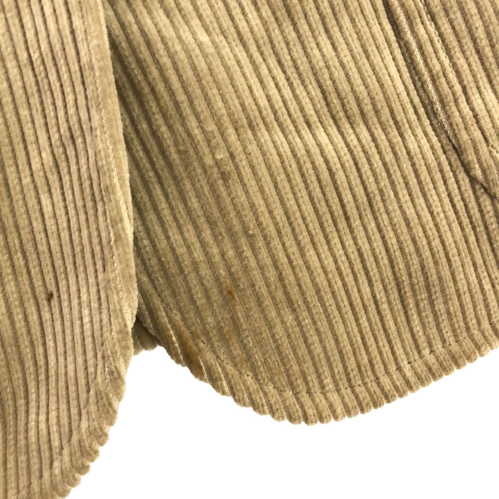 YVES SAINT LAURENT 90s Corduroy tailored jacket S beige Old Women Used