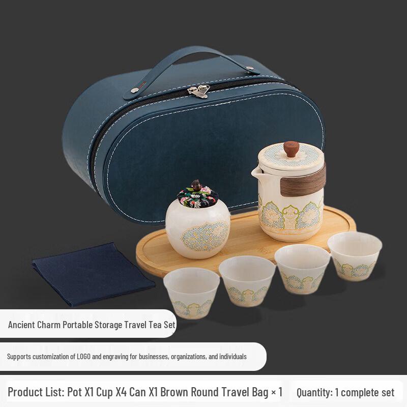 Sichun Portable Ceramic Travel Tea Set