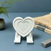 Heart Cell Phone Holder 3D Printed Love Heart Shaped Mobile Phone Stand Valentine's Day Gift for Home Office Desktop Decoration