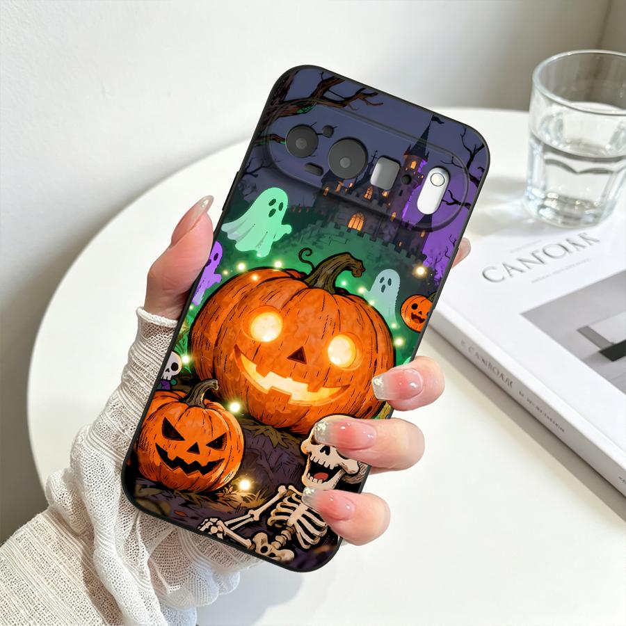 Funda Phone Cover Case for Google Pixel 11 pro 7a 6 7 8 Pro 6a 10 9 Pro XL 10a 11ProXL 9a 8a Halloween Witch
