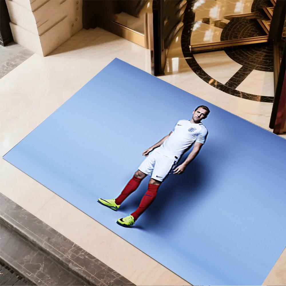 England's Kane Celebrates Goal Floor Mat Suitable for Playrooms Foyer Study Room Decorate Room Anti-slip Rug Office Home Decor