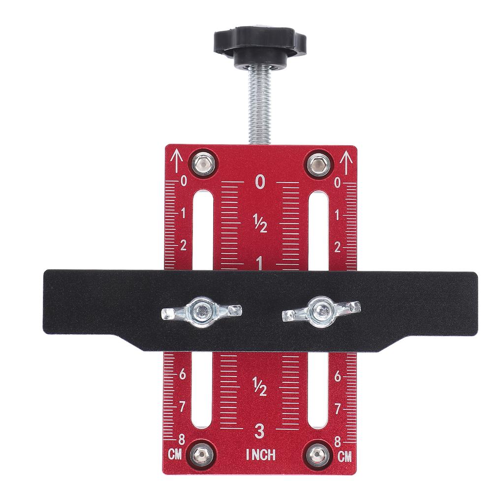 Cabinet Door Installation Positioner Adjustable Height 10 60mm Clamping Aluminum Alloy Cabinet Door Mounting Jig