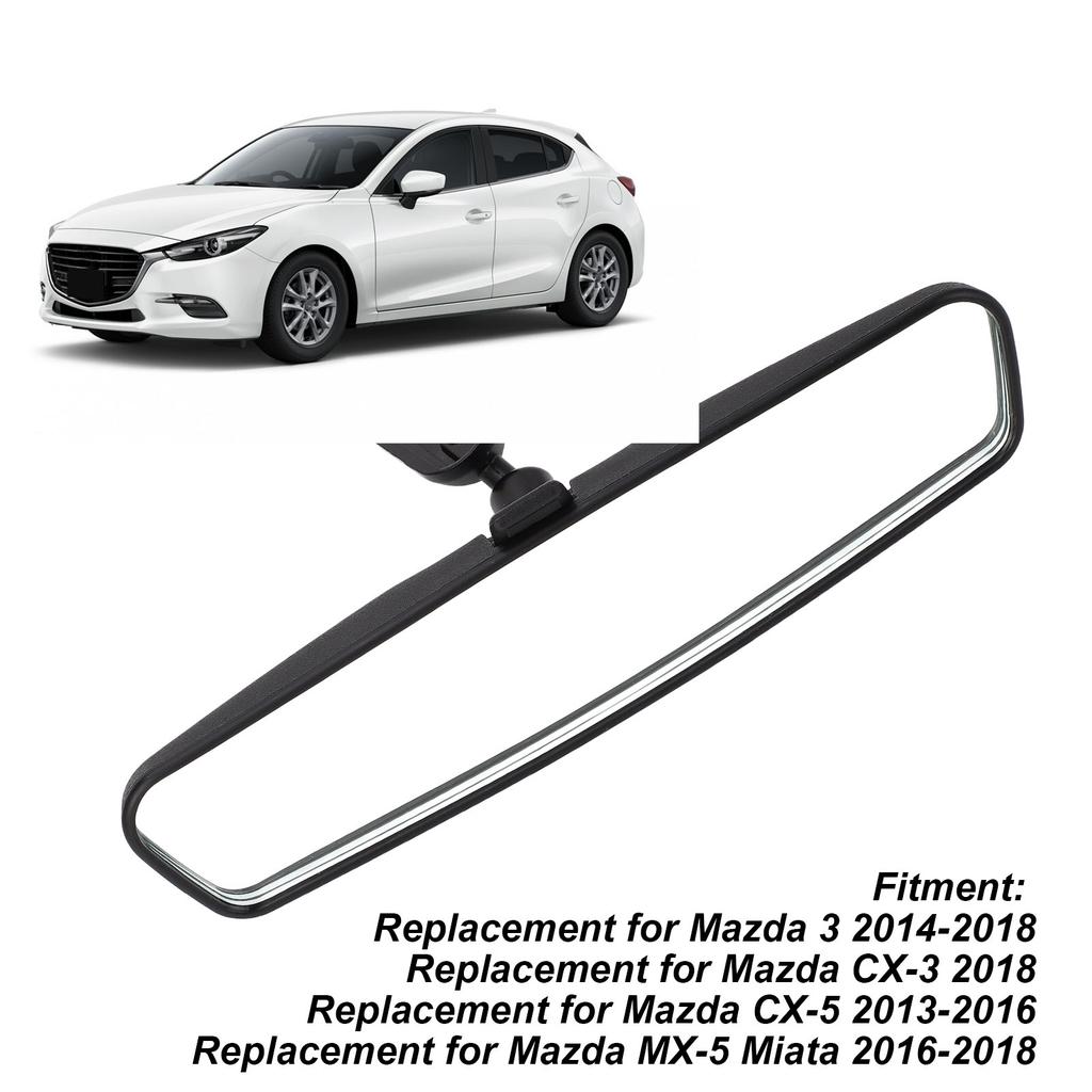 Inner Rear View Mirror Clear Direct Replace Interior Rear View Mirror KD53‑69‑220B Wear Resistant for Mazda 3 2014-2018 Interior Mirrors6