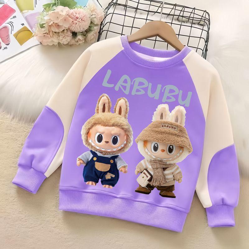 Dětská volná roztomilá mikina s patchworkem, módní kabát s dlouhým rukávem pro chlapce a dívky na jaro a podzim