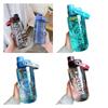 Capacity Plastic Large Cup Water Bottle With Handle Outdoor Indoor Adults Sports