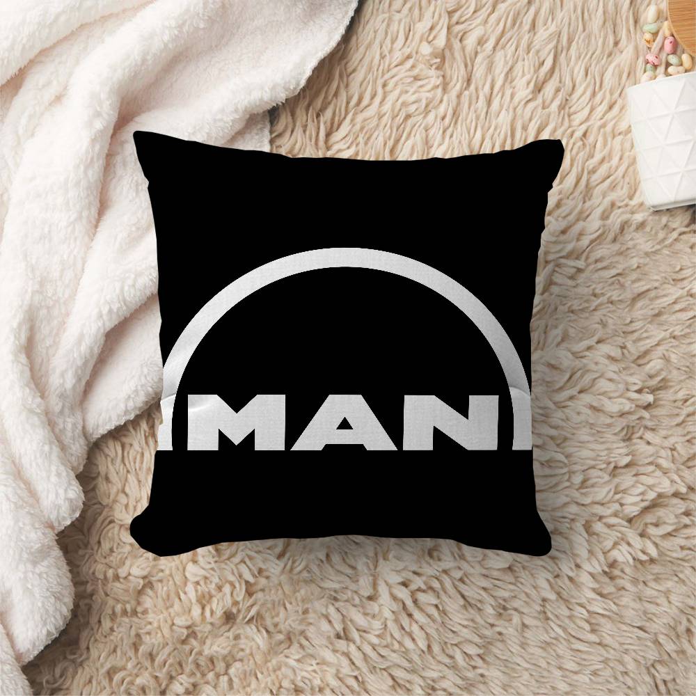 Cuscino Logo Camion M-Man Regali Arredamento Casa Ufficio Camera da Letto Divano Cuscino Auto Custodia 45X45Cm