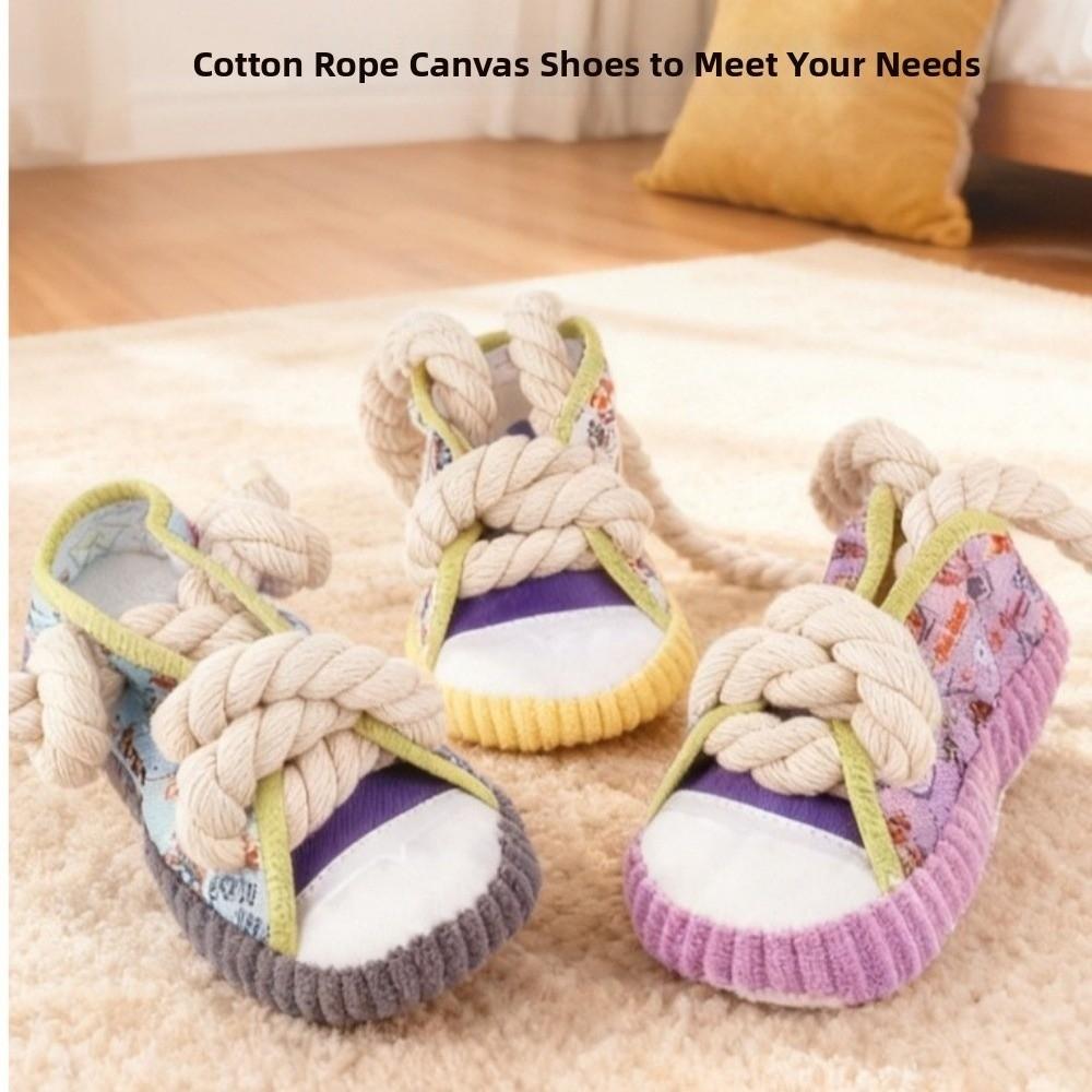 Interaktives Hundequetschspielzeug Schuhe Form Bissfest Hausschuhe Haustier Kauspielzeug Welpe Spielen