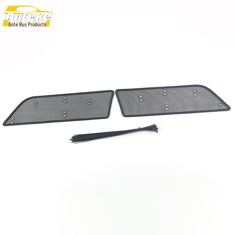 19 X7 Insect Screen Sequins & Diamond Mesh Radiator Panel Decorative Stickers for Car Exterior