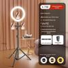 Professional Desktop Ring Light Stand for Streamers - Large Aperture Beauty & Selfie Light