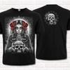 Camiseta Muerte Santa Muerte con Calavera Estilo Mexicano Camisetas Tops Unisex Algodón Manga Corta High Street
