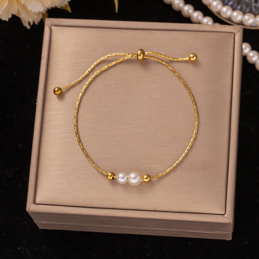 Fashion Titanium Steel Bracelet Never Fade Elegant Durable Jewelry for Women Men Unisex