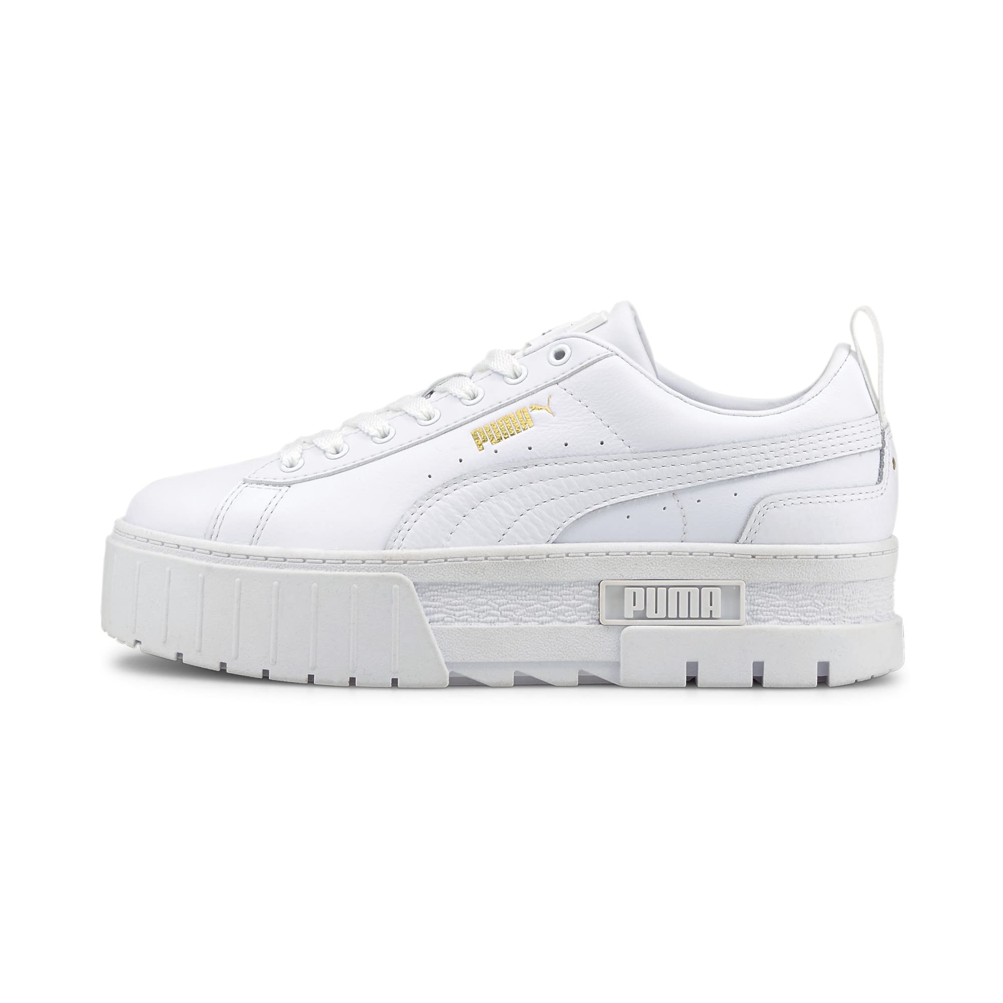 Puma Maize Classic Platform 2025 White Size cm Sneakers, 384209, Women s, Spring/Summer Colorway, (01), 23.0