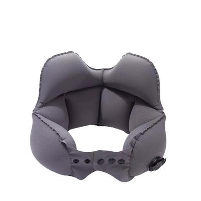 1Pc Compressible Inflatable Neck Pillow, Portable Travel Cervical Support Pillow, Inflatable Air Neck Rest For Plane & Naps