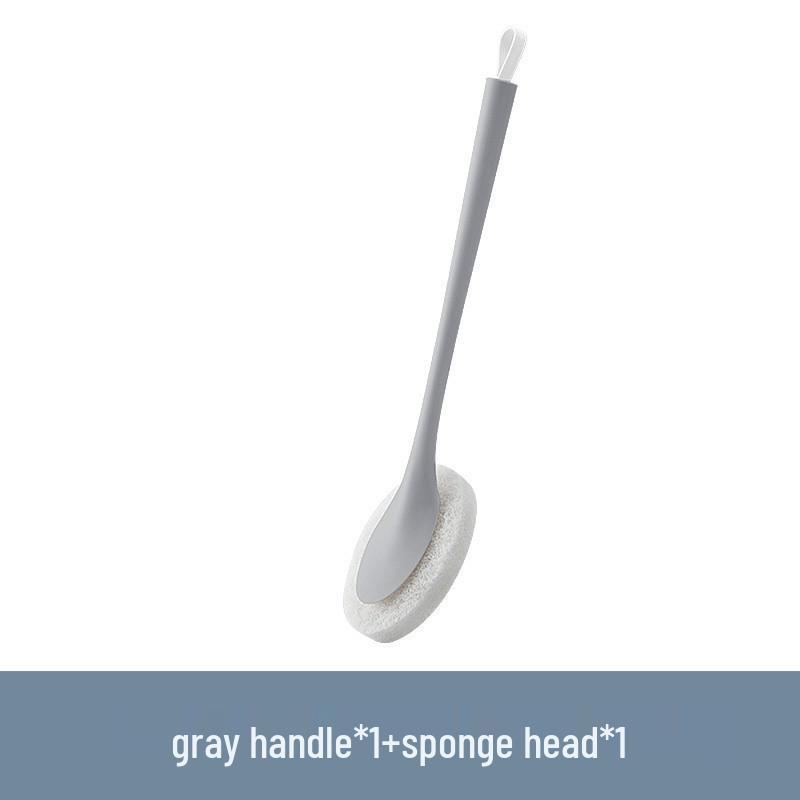 Detachable Long-Handle Sponge Brush Set for Kitchen & Bathroom