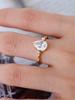 S925 Silver Droplet 7*10mm 2CT Moissanite Ring, A Fine Jewelry Piece, Fashionable and Exquisite, Suitable for Gifting