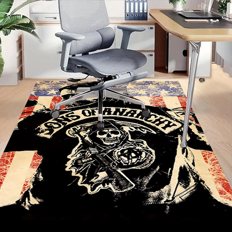 1pc Sons of Anarchy Carpet, Office Rug Outdoor Mat Home Decor Area Carpet Festival