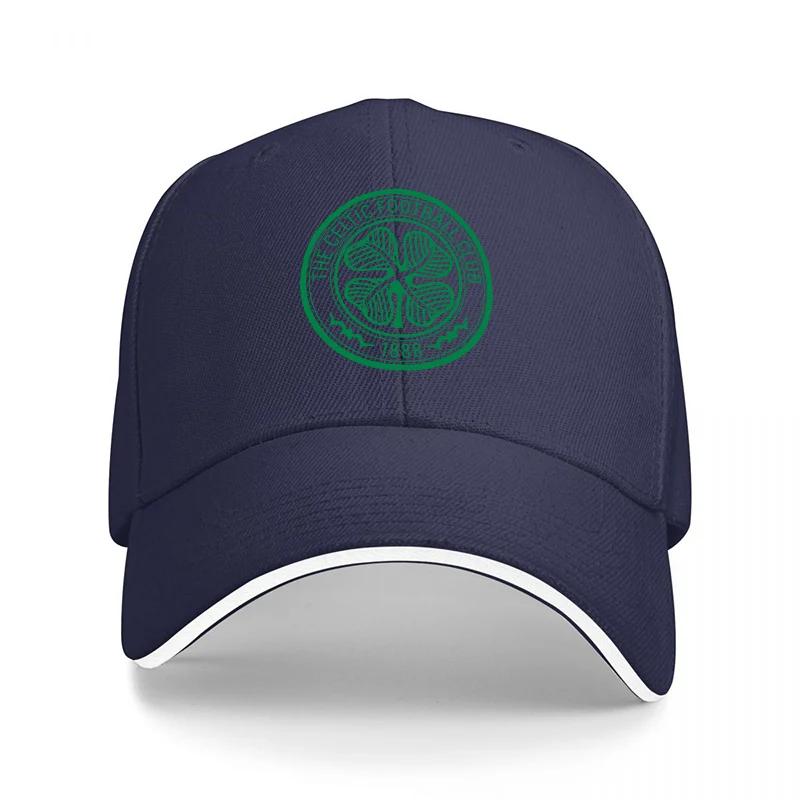 Boston Celtics Logo Black Baseball Cap with Green Embroidered Shamrock Design for Fans and Casual Wear