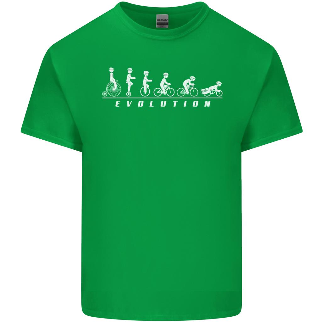 Cycling Evolution Cyclist Bicycle Unisexs Light Cotton TShirt