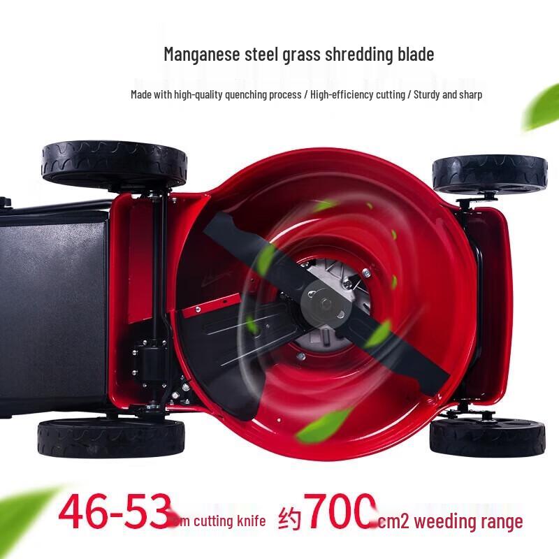 Longlida 20-inch Yamaha Self-Propelled Gasoline Lawn Mower CN plug (adapter included)