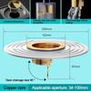Prevent Backflow and Quick Drainage with Bathroom Sink Strainer