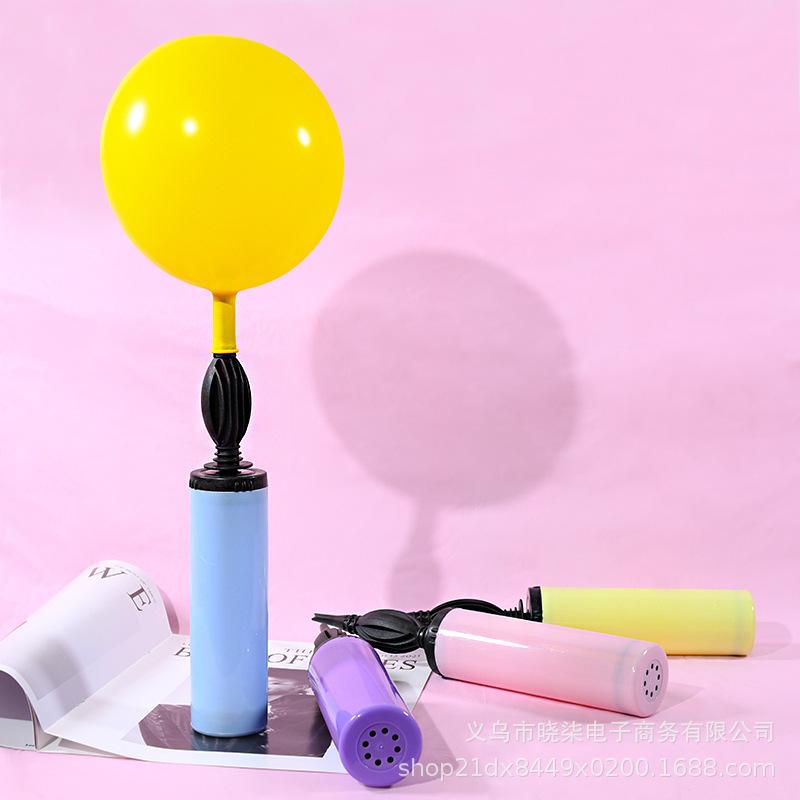 

Hand Push Macaron Color Inflation Tool Portable Hand Push Inflation One Size