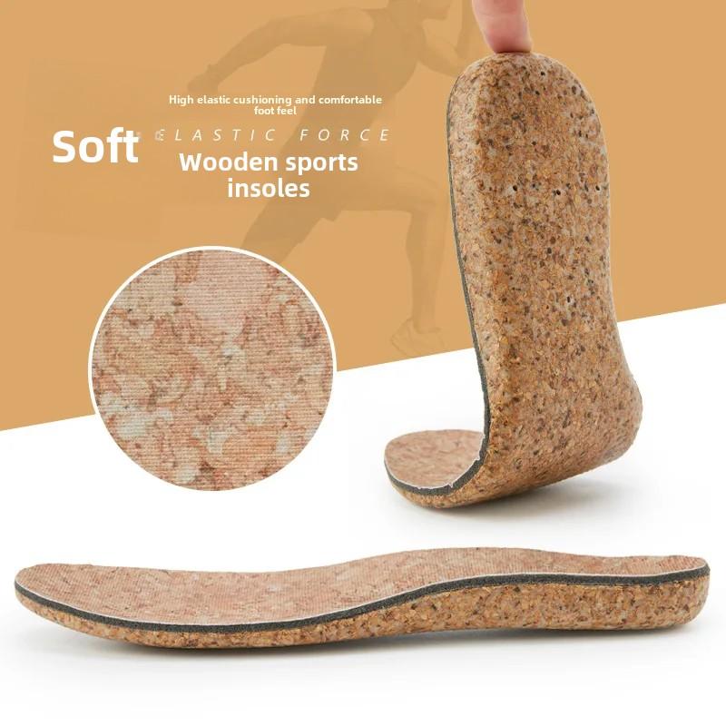 Neue Erwachsenen Kork Orthopädische Einlagen Plattfuß Fußgewölbe Stützpolster Fuß Varus Valgus X-Bein O-Bein Korrektor Polsterung Sporteinlagen