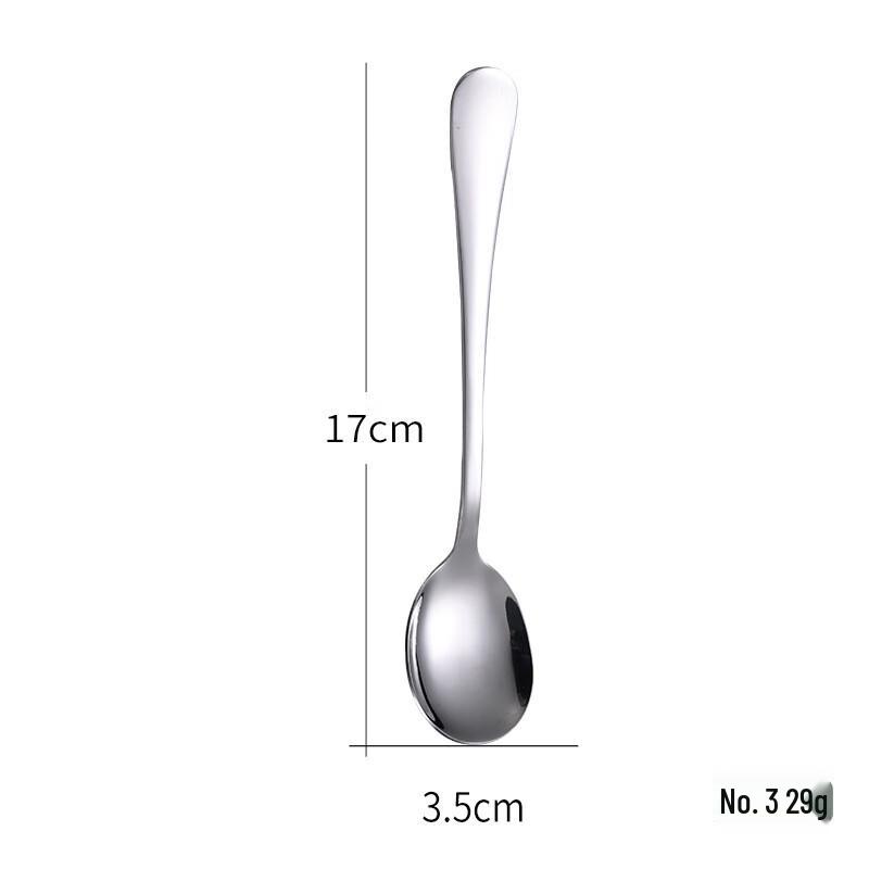 

ZISIZ Stainless Steel Korean Soup Spoon & Dinner Fork Set