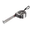 Hollow Steel Tape 25ft Stainless Measure Ruler with Double Sided Scale Waterproof Portable