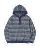 COMONINOZ Button Hood Knit [Blue]