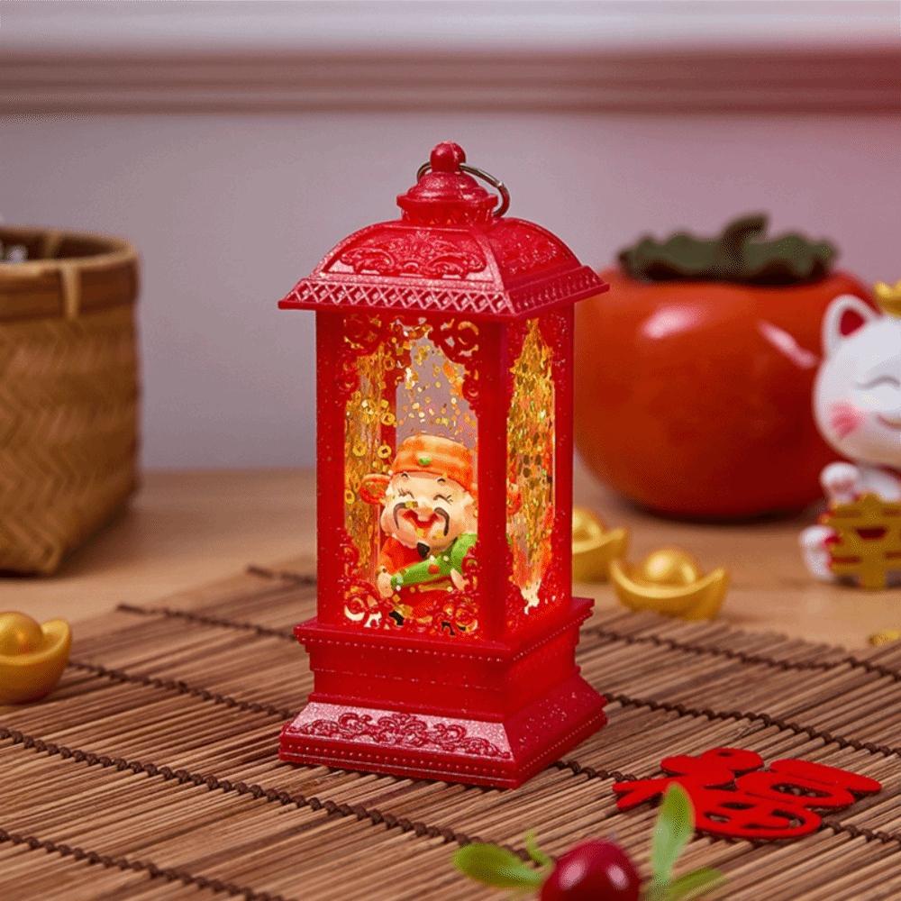 

Мини-светильник Ночной Бог Богатства Светящееся подвесное украшение Новогодние украшения Ветряная лампа Настольная лампа атмосферы на удачу