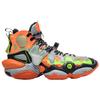New LiNing New York Fashion Apparel ACE Runway Style High Top Vintage Basketball Shoes Men's Orange Black AGBP091-12