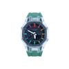 CASIO Men Liquid Crystal/Analog Dual Display Series 48.5mm Black Watch GA-2100-1A-