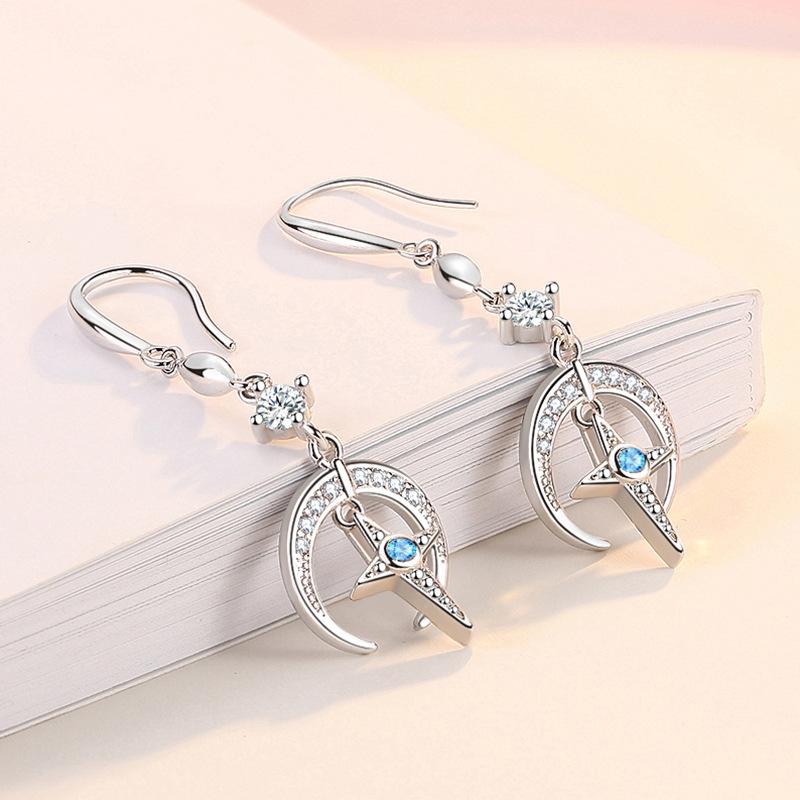 Lindon Copper Alloy Zircon Earrings Drop Earrings For Women Wedding Party Gifts