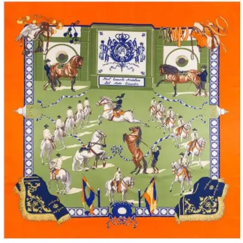 New Twill Silk Scarf Square Scarf Bandana Horse Printing Winter Scarf for Women Shawls Luxury Brand Silk Scarves Wrap D705