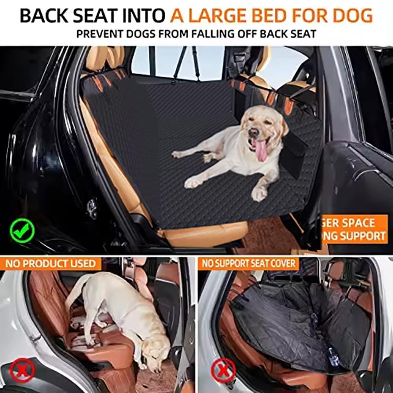 Comfort Luxury Dog Car Seat Cover & Bed Waterproof Anti-Slip Oxford Material Pet Mat for SUV Truck