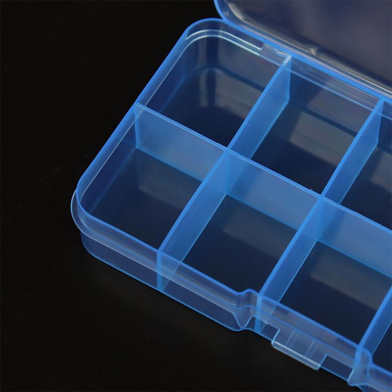 10 Grids Storage Box Slots Container Jewelry Earring Bead Display Case Organizer