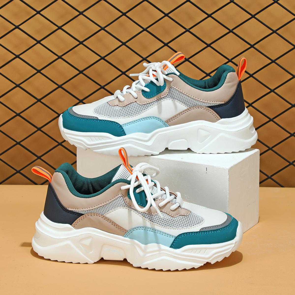 

Spring and Autumn new platform dad shoes casual sports single shoes high elastic outsole comfortable trendy shoes 45