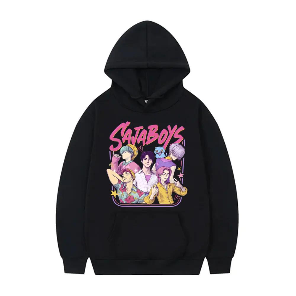 Men Fleece Hoodie  Harajuku Cute Graphic Gift for Fans  Autumn/Winter Hooded Pocket Sweatshirt  Casual Oversize Unseix Y2K Top