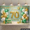 2D Milestone Senior Birthday Cake Gift Decor Background Tapestry