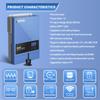 ANENJI 11KW 6.2KW 4KW 2KW  Solar Inverter Hybrid 220v Pure Sine Wave Built 160A 120A 100A 60A MPPT Solar Charge Controller