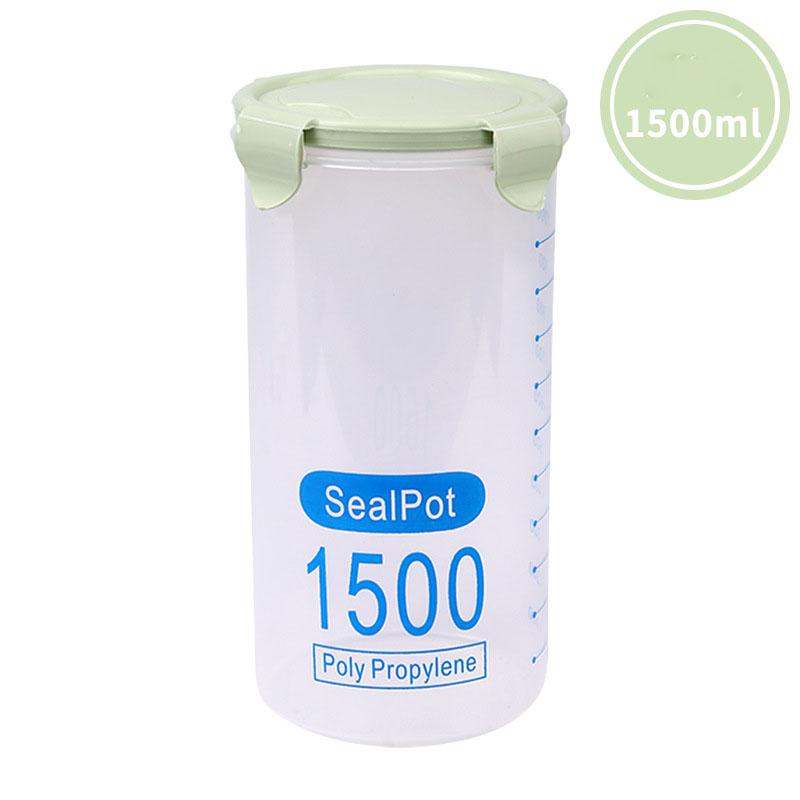 Household Transparent Plastic Sealed Food Jar Kitchen Storage Box Storage Tank