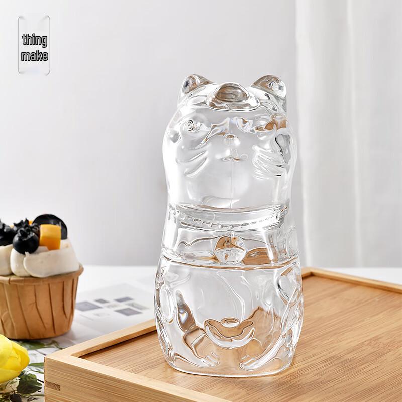 WuZuo Lucky Cat Glass Cups
