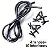 Universal Car Auto Windshield Washer Hose Wiper Blade Pipe Jet Spray Nozzle Water Fluid Tube Joiner Connector Replacement Kit Hoses Windshield Washer
