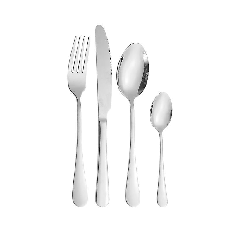 12 Pcs Stainless Steel Knife Forks Spoons Cutlery Set Kitchen Silverware Household Cutlery Set Tableware Sets Dinnerware Set