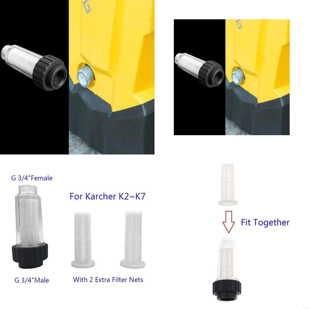 

Pressure Washers Filter G 3/4 with Two Filter Mesh Accessory Professional Tool X3UC CN