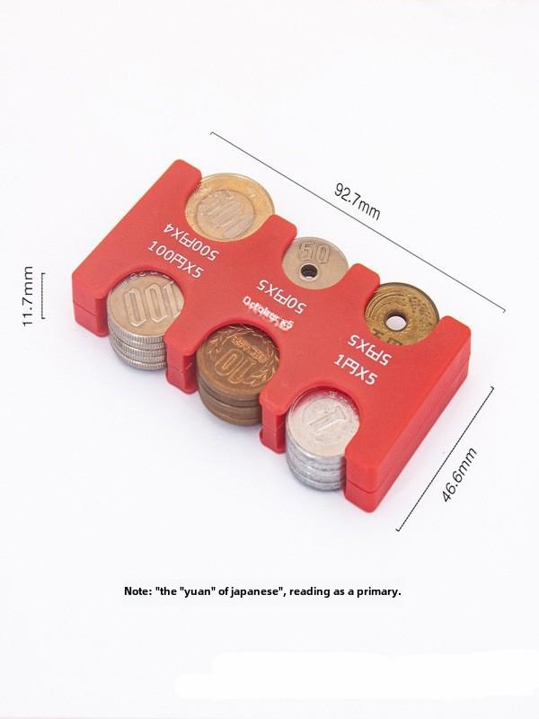 Large Capacity Japanese & Korean Coin Organizer - Multifunctional Yen Coin Storage Box