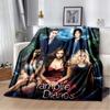 The Vampire Diaries Blanket,Children's Cartoon Blanket,soft Portable and Suitable for All Seasons,Birthday Gift.