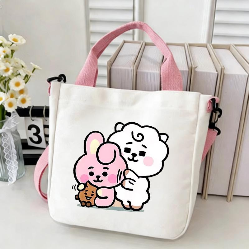 Korean Boy Group Canvas Shoulder Bag - Best Seller Student Handbag
